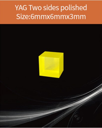 YAG Ce scintillator, YAG Ce crystal, Ce doped YAG scintillator, Scintillation YAG Ce, YAG Ce  6x6x3mm